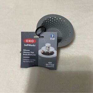 OXO Gray Stainless Steel Drain Protector